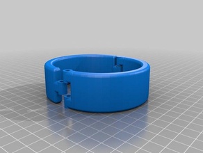 my customized bracelet cuff less constraints bracelets 3d print model - Mito3D