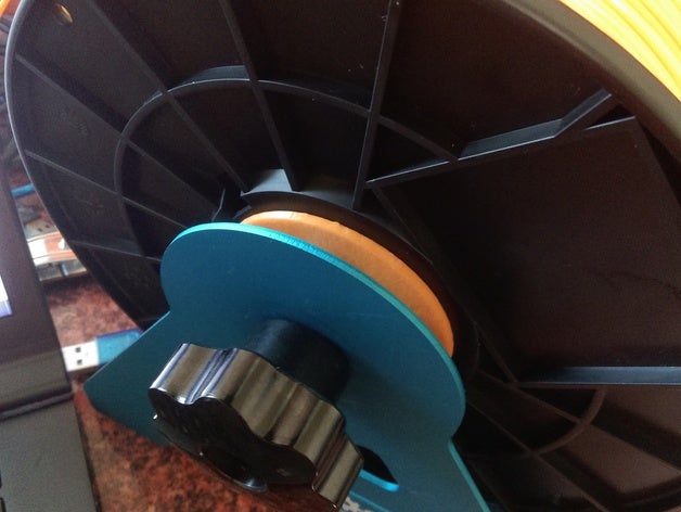 filamento de spool adaptador 3d a impressora acessórios 3D print model - Mito3D