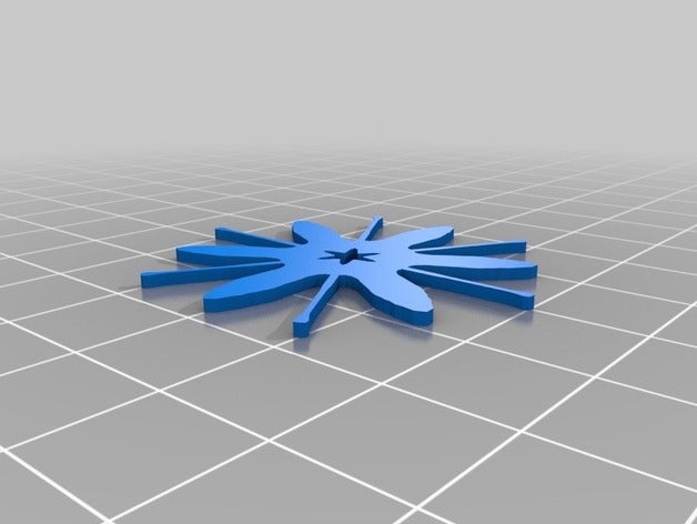 my customized cut snowflake other 3D print model - Mito3D