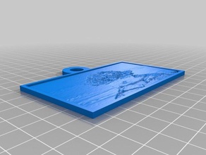 mon deuxième lithopane 2d art personnalisé 3d print model - Mito3D