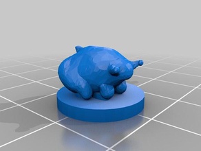 mightyfrog15mmbase giochi 3d print model - Mito3D