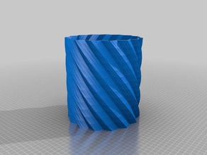 petal vase pencil pot containers customized 3d print model - Mito3D