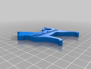 chihuahua chichou Schlüsselanhänger angepasst 3d print model - Mito3D