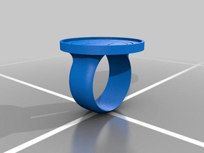 basketball-Fantasie-ring 3d drucken 3d print model - Mito3D