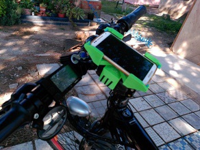 soporte para telefono di m&oacutevil bici del sport all'aperto bicicletta smartphone 3d print model - Mito3D