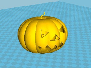 halloween pumpkin other glowing pumpkin halloween decoration happy halloween 3d print model - Mito3D