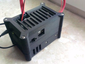 cubieboard tower case power supply unit addon electronics 3d print model - Mito3D