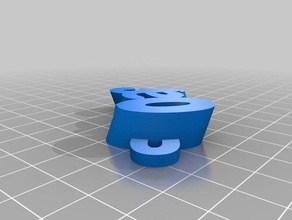 olaf Anahtarlık özelleştirilmiş iamburnystext benim organizasyon 3d print model - Mito3D