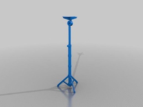 adjustable small mixer stand music 3d print model - Mito3D