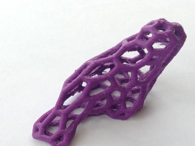 voronoi seal animals wireframe 3D print model - Mito3D