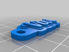 vivi kc llaveros personalizado 3d print model - Mito3D