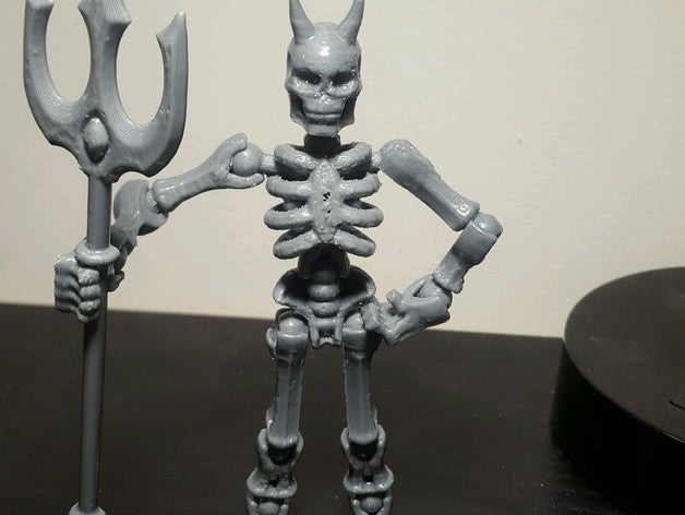 diabo esqueleto criaturas 3D print model - Mito3D