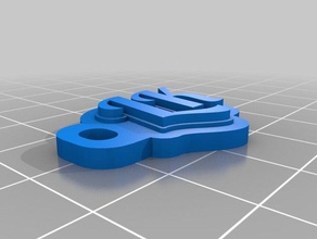 lk kc Schlüsselanhänger angepasst 3d print model - Mito3D