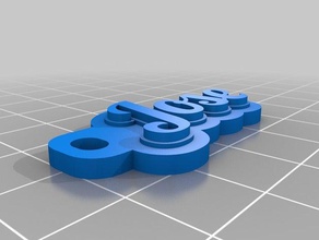 josé kc llaveros personalizado 3d print model - Mito3D