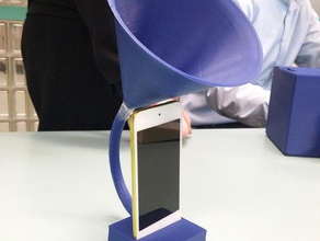 Handy-Verstärker-ipod 5 gen mobile iphone-Verstärker tripod mount 3d print model - Mito3D