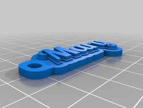 mary kc keychains customized 3d print model - Mito3D