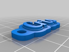 cris kc keychains customized 3d print model - Mito3D