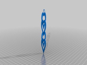 cuore earings 3d stampa 3d print model - Mito3D