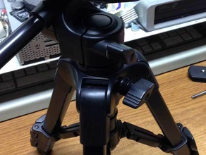 velbon ex-macro gopro de liberación rápida montaje la cámara micro trípode 3d print model - Mito3D