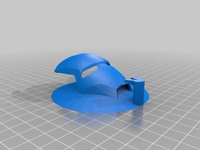 key hook iron art tools 3d print model - Mito3D