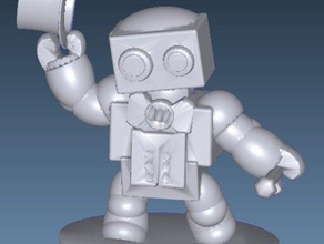 fred jettair buttlebot remix de juguete juego accesorios dutchmogul en miniatura sci-fi gratuita sombrero copa wargame caminante tácticas 3d print model - Mito3D