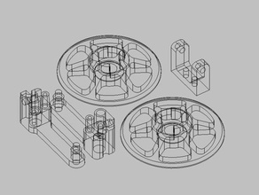 filamento da polia de guia 3d a impressora os acessórios rolamento esferas spool 3d print model - Mito3D