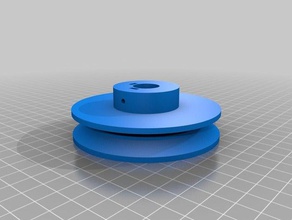 pully 35 mm parts customized 3d print model - Mito3D