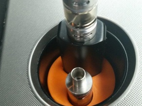 istick 60w cup Halter-insert automotive ecig stand eleaf vape 3d print model - Mito3D