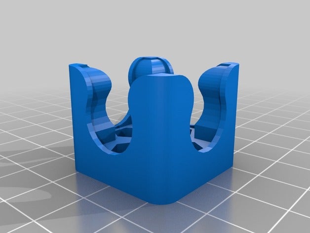 lm8uu lineal cojinete de soporte 3d la impresión rodamientos titular rodamiento 3D print model - Mito3D
