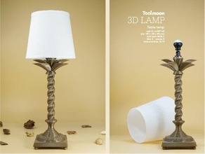 arbre de lampe table dé décor la décoration cadeau maison l'éclairage tbulb toolmoon 3d print model - Mito3D