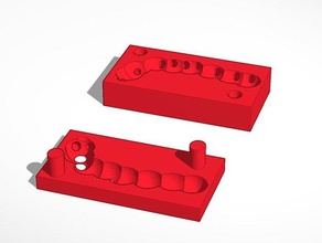 gummy worm molde diy bear moldagem 3d print model - Mito3D
