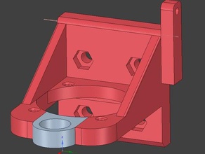 i3 kraken mount otomatik seviye prusa 3d yazıcı parçaları 3d print model - Mito3D