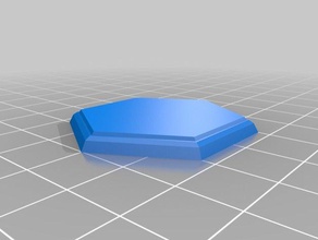 hexagon base hi res games customized 3d print model - Mito3D