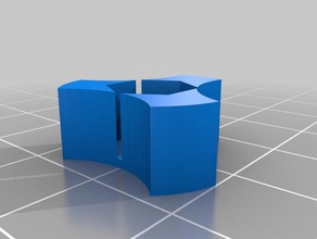 mon paramétrique personnalisé ecrou hexagonal bouton 20 3 d de l'imprimante accessoires 3d print model - Mito3D