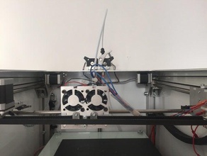 leapfrog creatr e3d bowden montieren Drucker Teile 3d print model - Mito3D