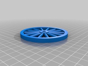 my customized spoked wheel too final vehicles 3d print model - Mito3D