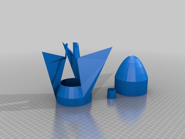 water rocket san pellegrino pet-bottle other 3D print model - Mito3D