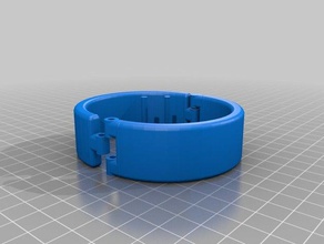 ma personnalisé bracelet manchette moins de contraintes bracelets 3d print model - Mito3D