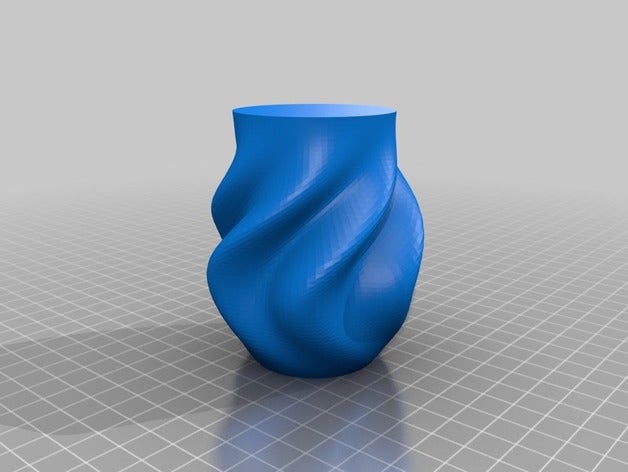 mon personnalisés ridée organique vase les conteneurs 3D print model - Mito3D