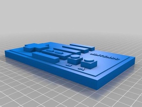 control de nintendo juegos nes tinkercad video juego 3d print model - Mito3D