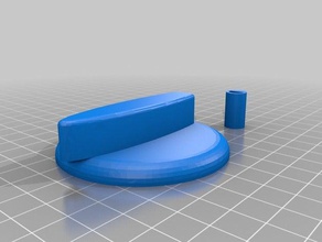Trockner knob remix teilen Haushalt 3d print model - Mito3D
