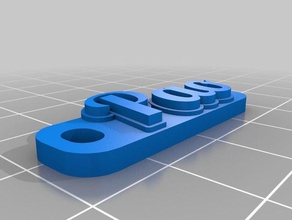 pao moda personalizzato 3d print model - Mito3D