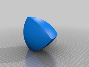 object constant width reuleaux tetrahedron math art 3d print model - Mito3D