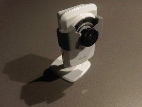 dlink dcs 923l lens mount electronics dcs-932l lense adapter post webcam 3d print model - Mito3D