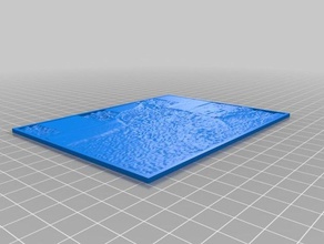gandalf, lithophane 2d art personnalisé 3d print model - Mito3D