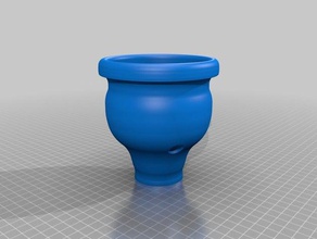 ancient roman flower pot outdoor garden 3d print model - Mito3D
