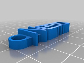 nemo-Schlüsselanhänger - Organisation angepasst 3d print model - Mito3D