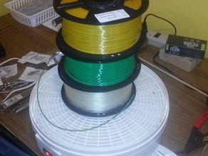 drei-spool-filament-Trockner Entfeuchter 3d Drucker - Zubehör Trockenmittel 3d print model - Mito3D