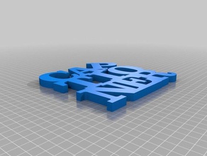 meu personalizados variável word escultura esculturas 3d print model - Mito3D
