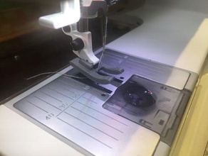 husqvarna open-toe piedi altri cucire la cucitura maching 3d print model - Mito3D
